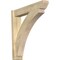 Ekena Millwork Thorton Slat Rough Sawn Outlooker, Douglas Fir, 6"W x 30"D x 30"H OUT06X30X30THR06RDF - alternate 1